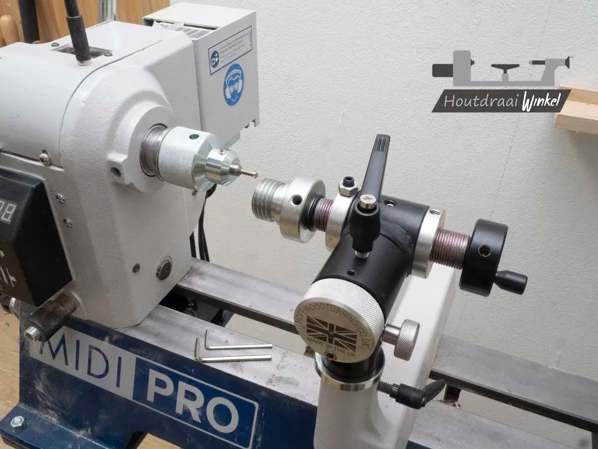 Hope Tools - Schroefdraad freesset voor 25,4 beitelsteun (Vernieuwde versie 2.0)