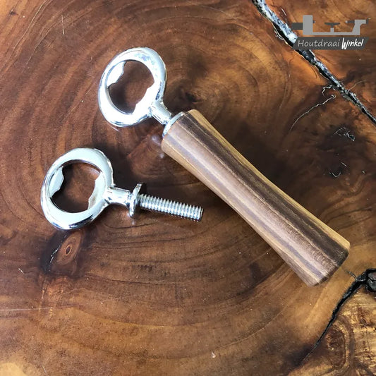Flesopener metalen deel voor het zelf draaien van een heft