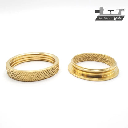 Stijl B Schroefringenset voor urnen en holle vormen (Messing)