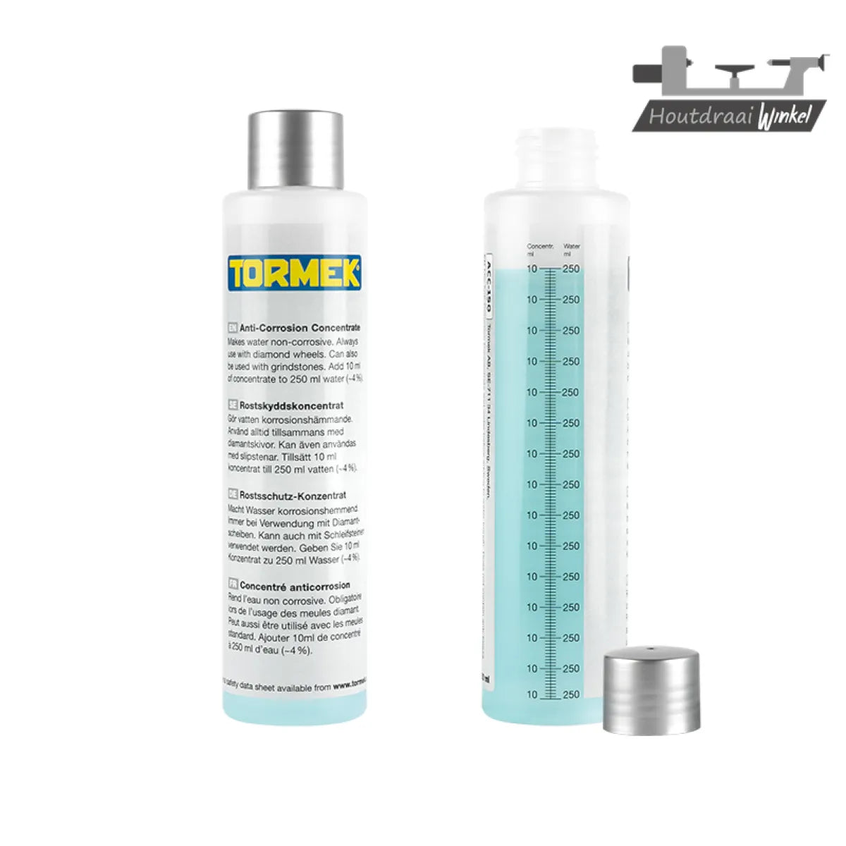 Flesje Tormek ACC-150 met maatvoering