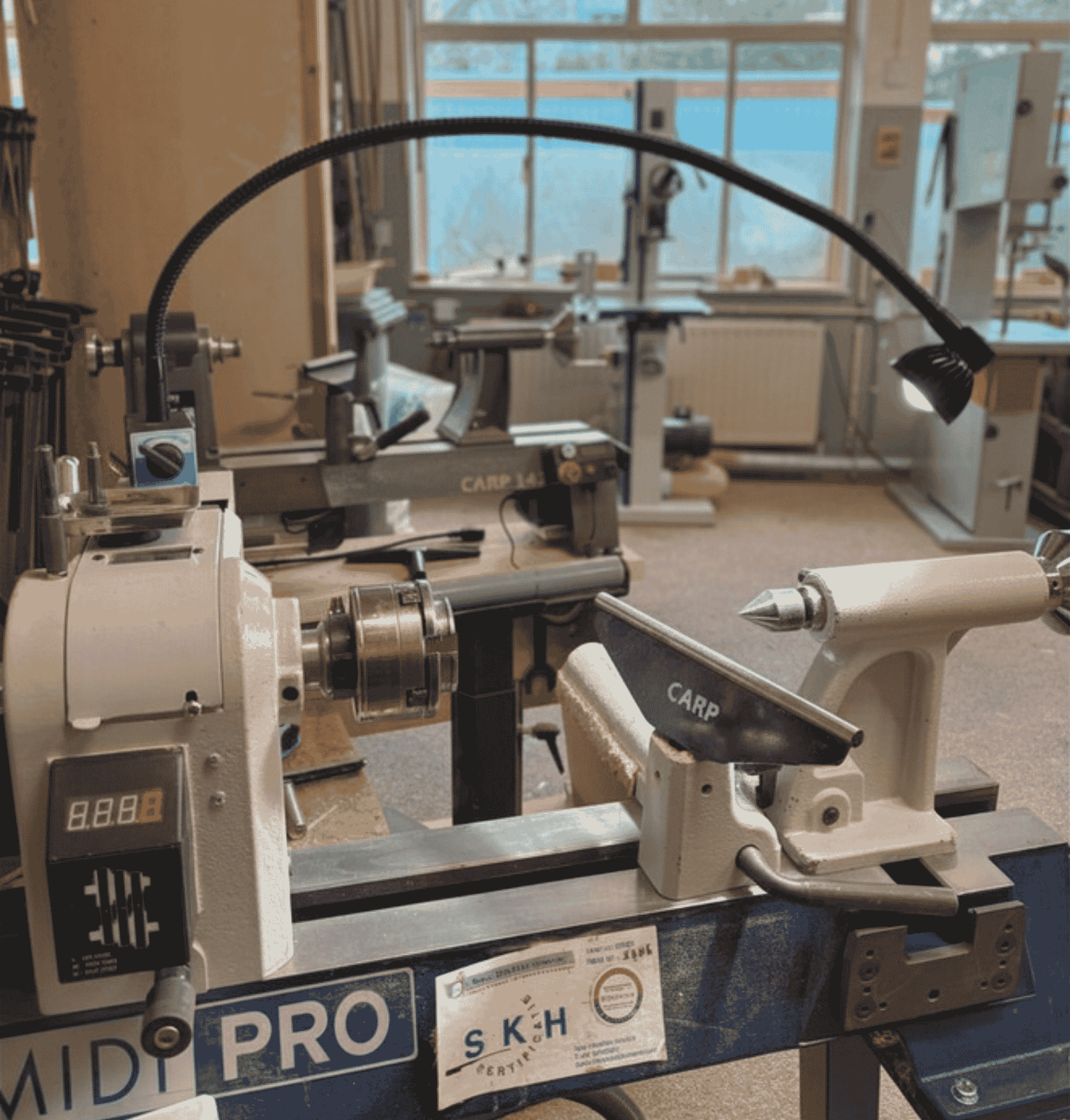 Varexo LED 5W machine werklamp met schroefbeugel of magneetvoet