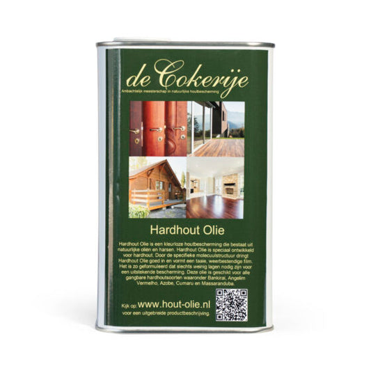 Blikje natuurlijke hardhout olie